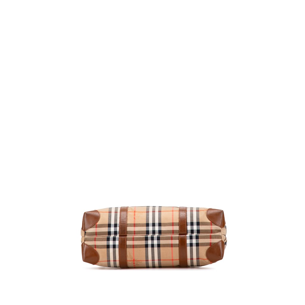 Burberry Haymarket Check Canvas Tote - 3