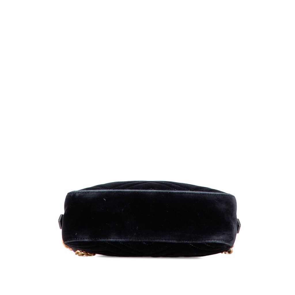 Gucci Small GG Marmont Matelasse Velvet Crossbody - Image 6