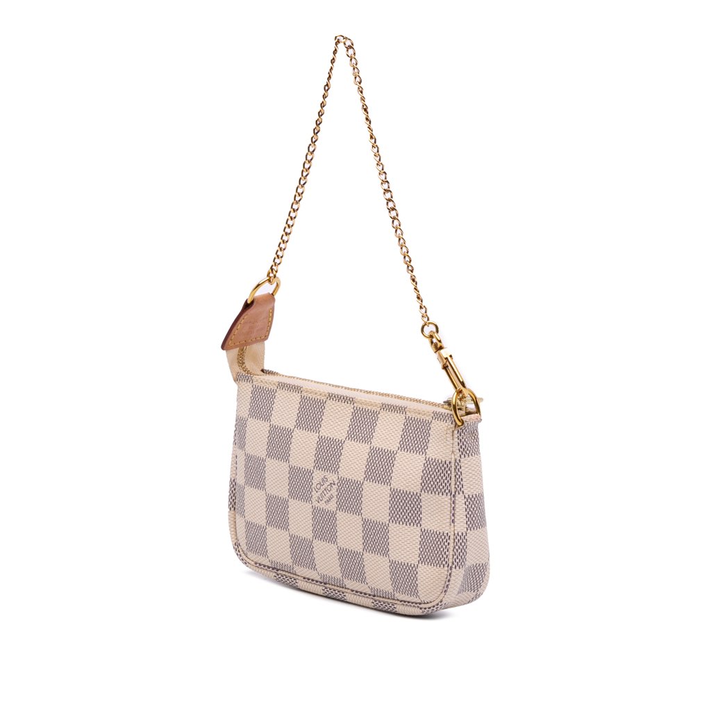 Louis Vuitton Damier Azur Mini Pochette Accessoires - Back view