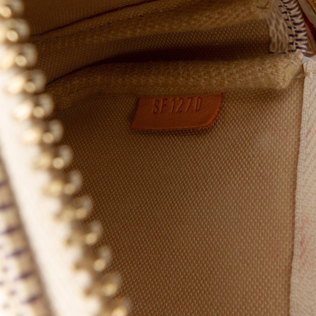 Louis Vuitton Damier Azur Mini Pochette Accessoires - Side view