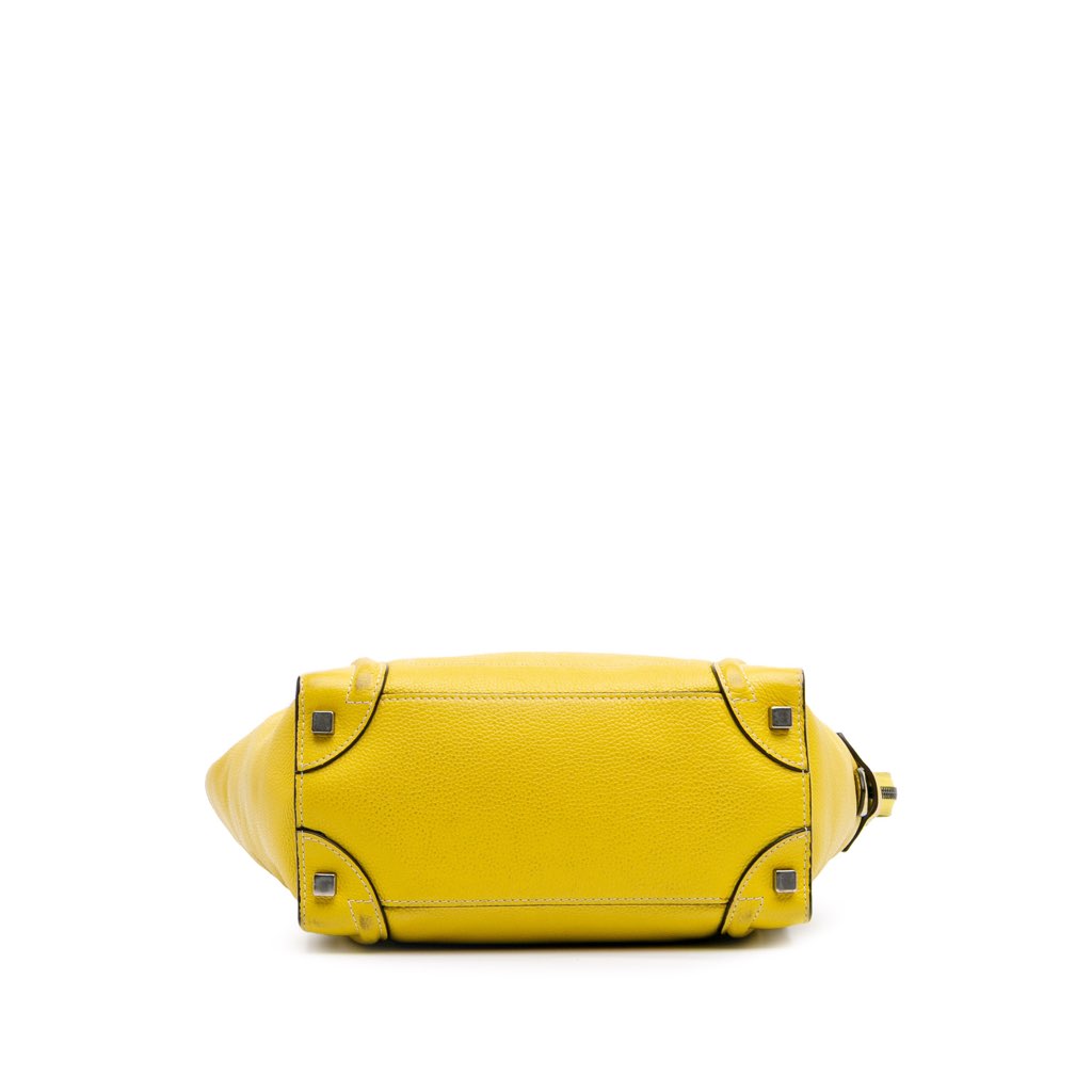 Celine Micro Drummed Calfskin Luggage Tote - 3