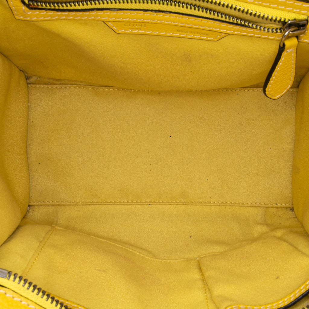 Celine Micro Drummed Calfskin Luggage Tote - 4