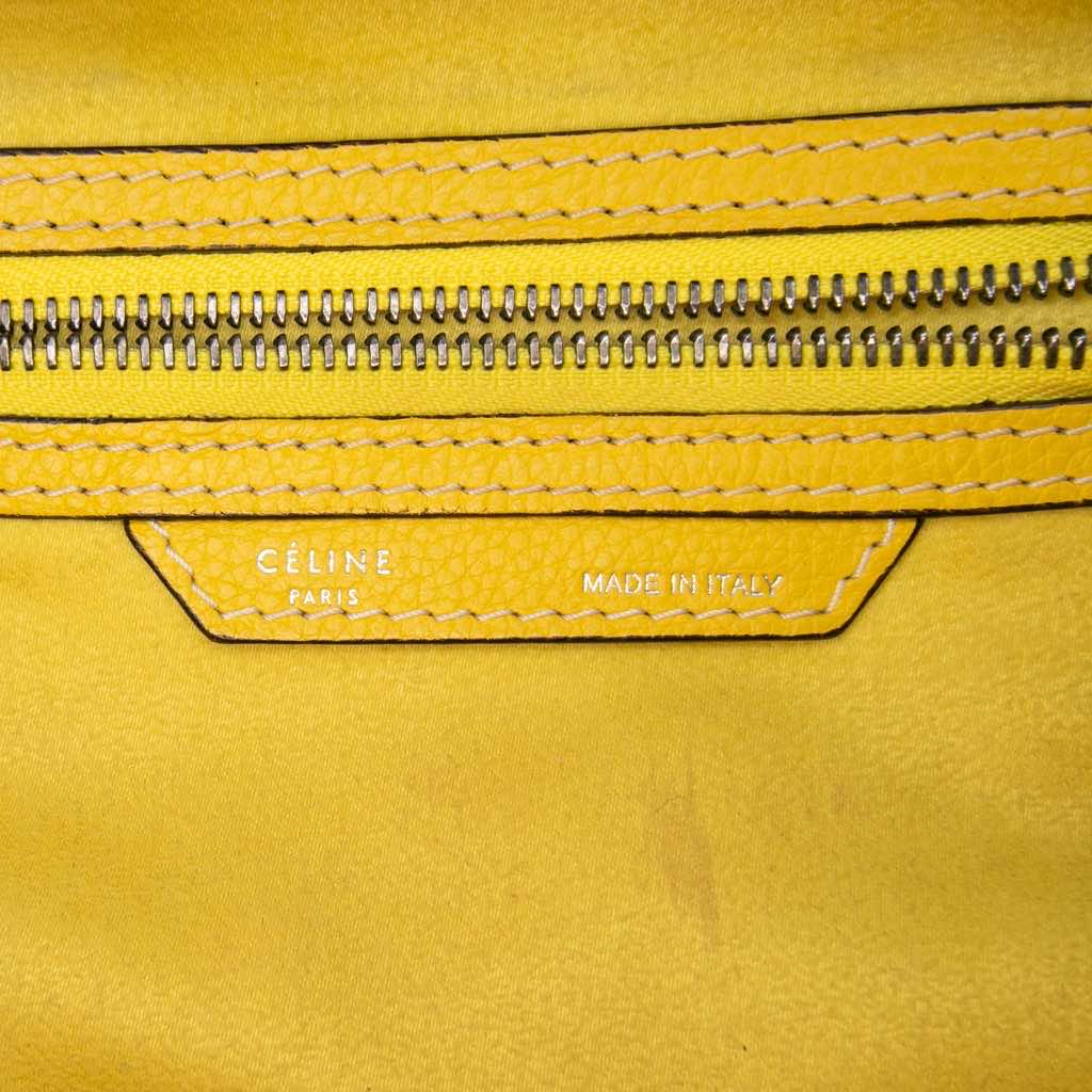 Celine Micro Drummed Calfskin Luggage Tote - 5