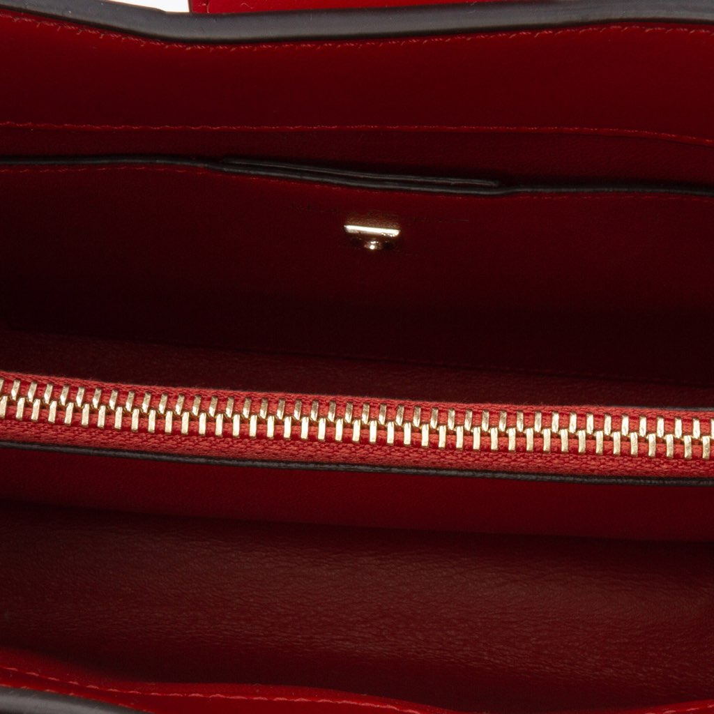 Salvatore Ferragamo Printed Leather Trifolio Shoulder Bag - 4