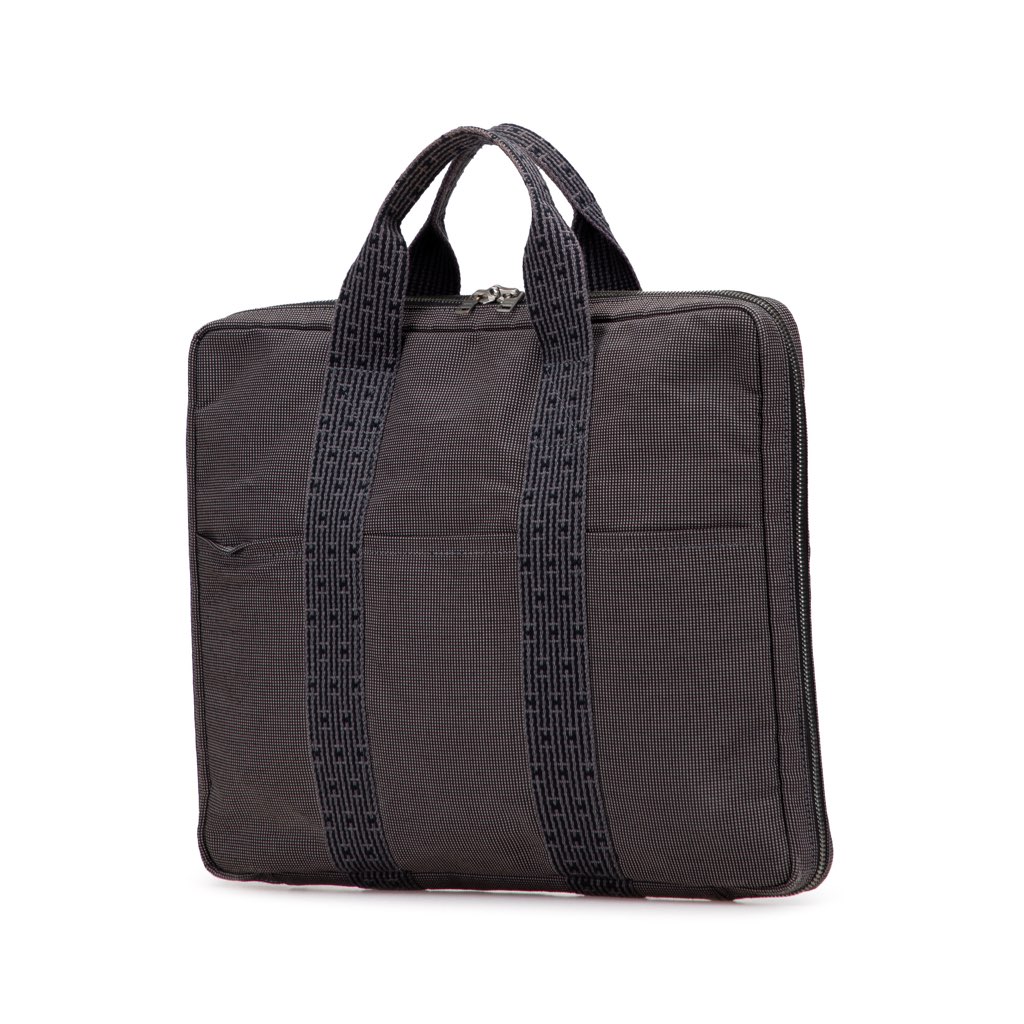 Hermès Canvas Herline Porte Documents - 2