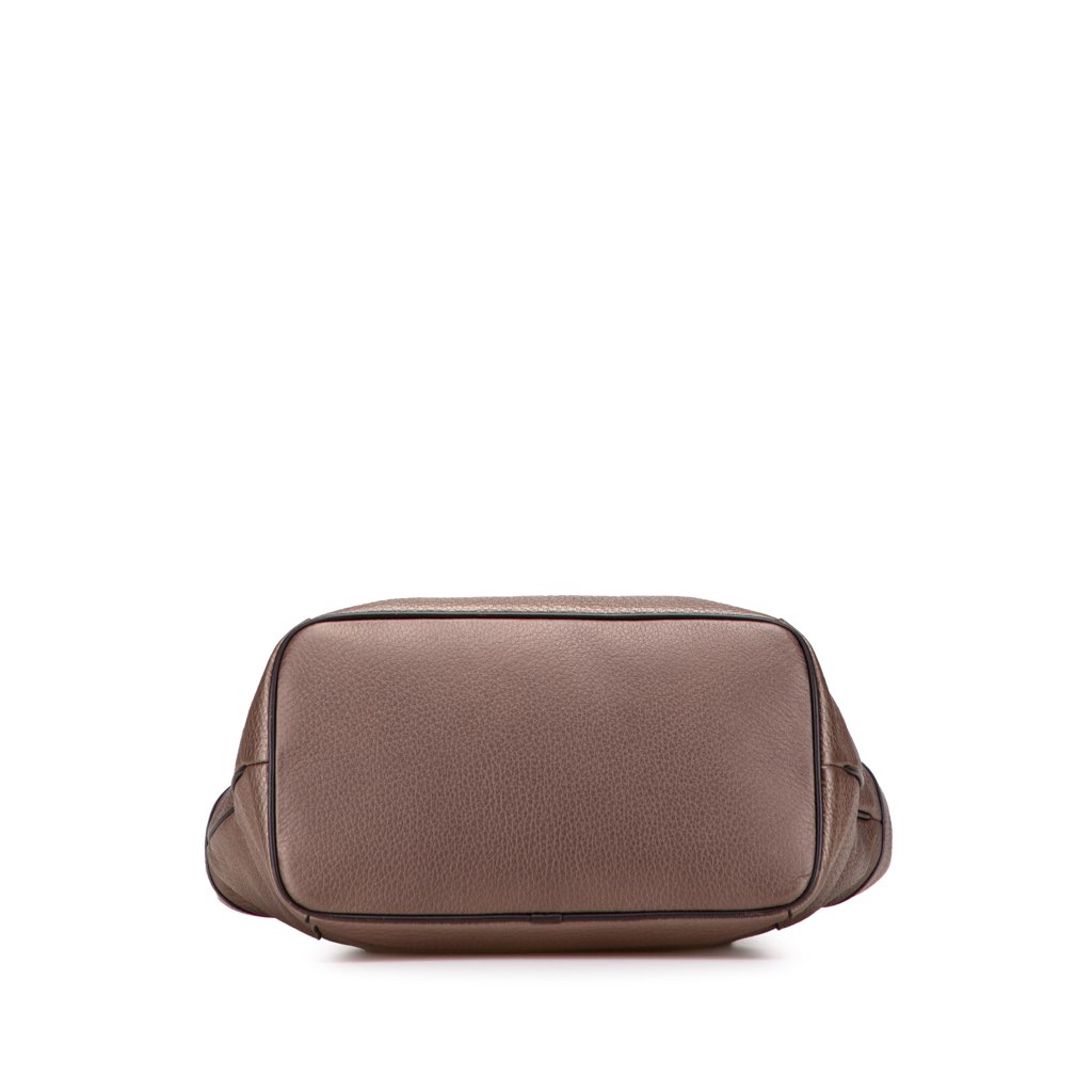 Loewe Anagram Leather Fusta Tote - Image 6