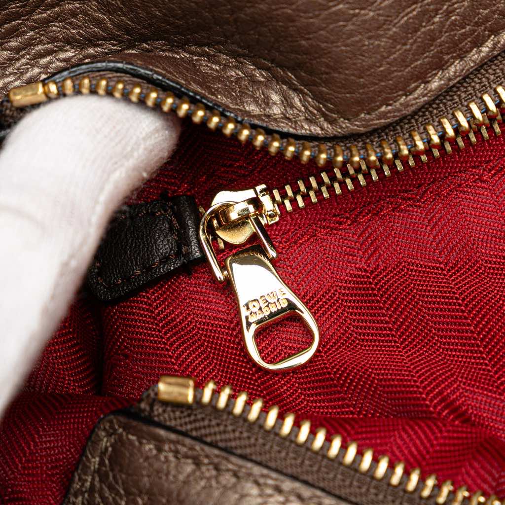 Loewe Anagram Leather Fusta Tote - Image 10