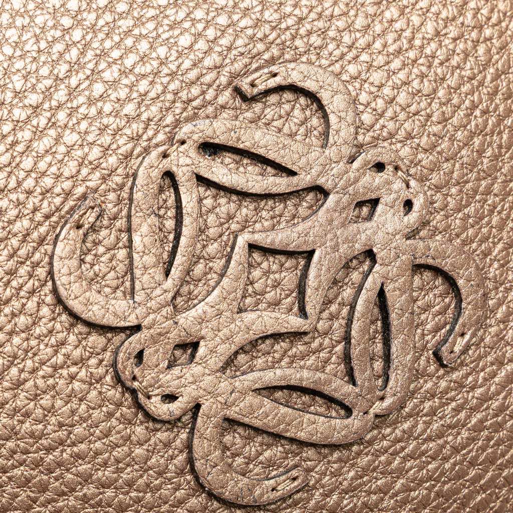 Loewe Anagram Leather Fusta Tote - Image 11
