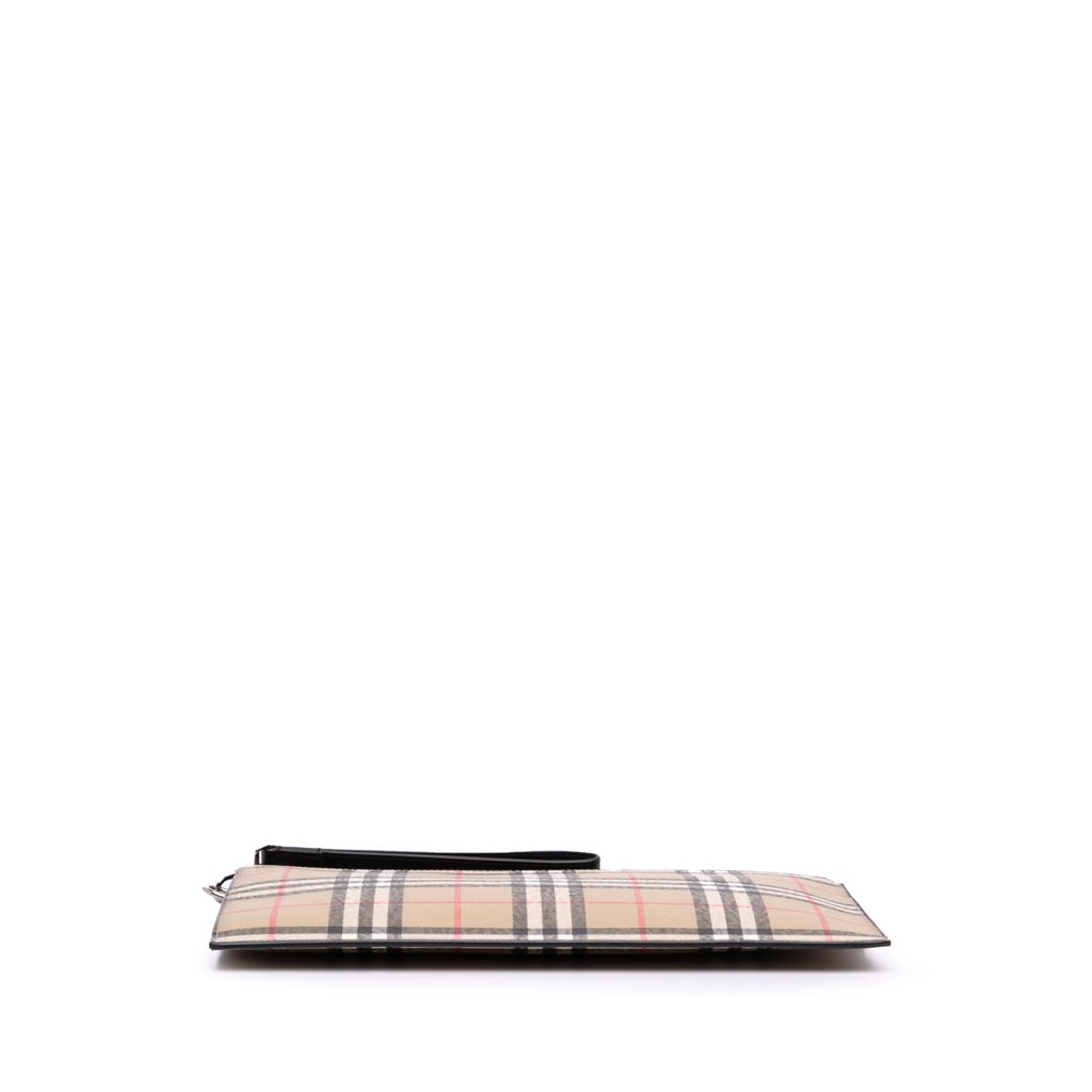 Burberry House Check Canvas Clutch - 3