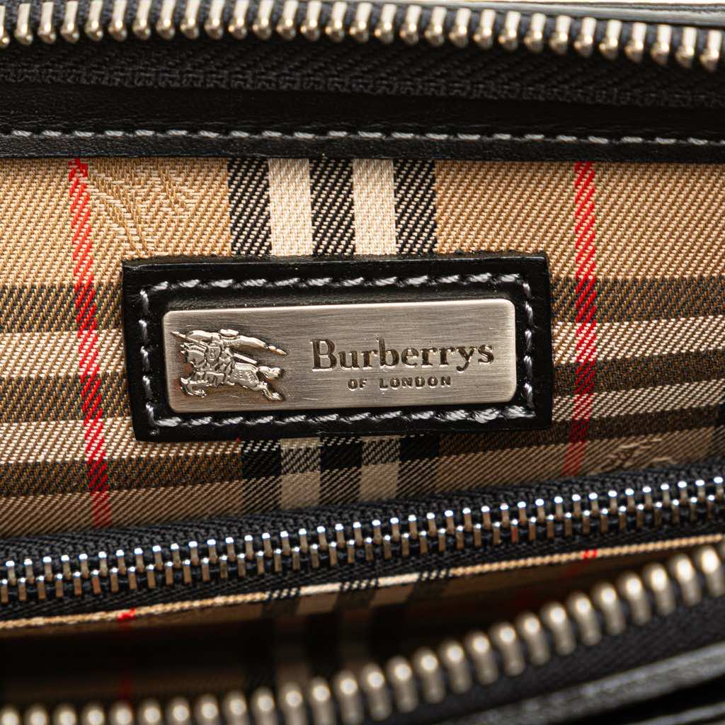 Burberry Leather Clutch - Side view