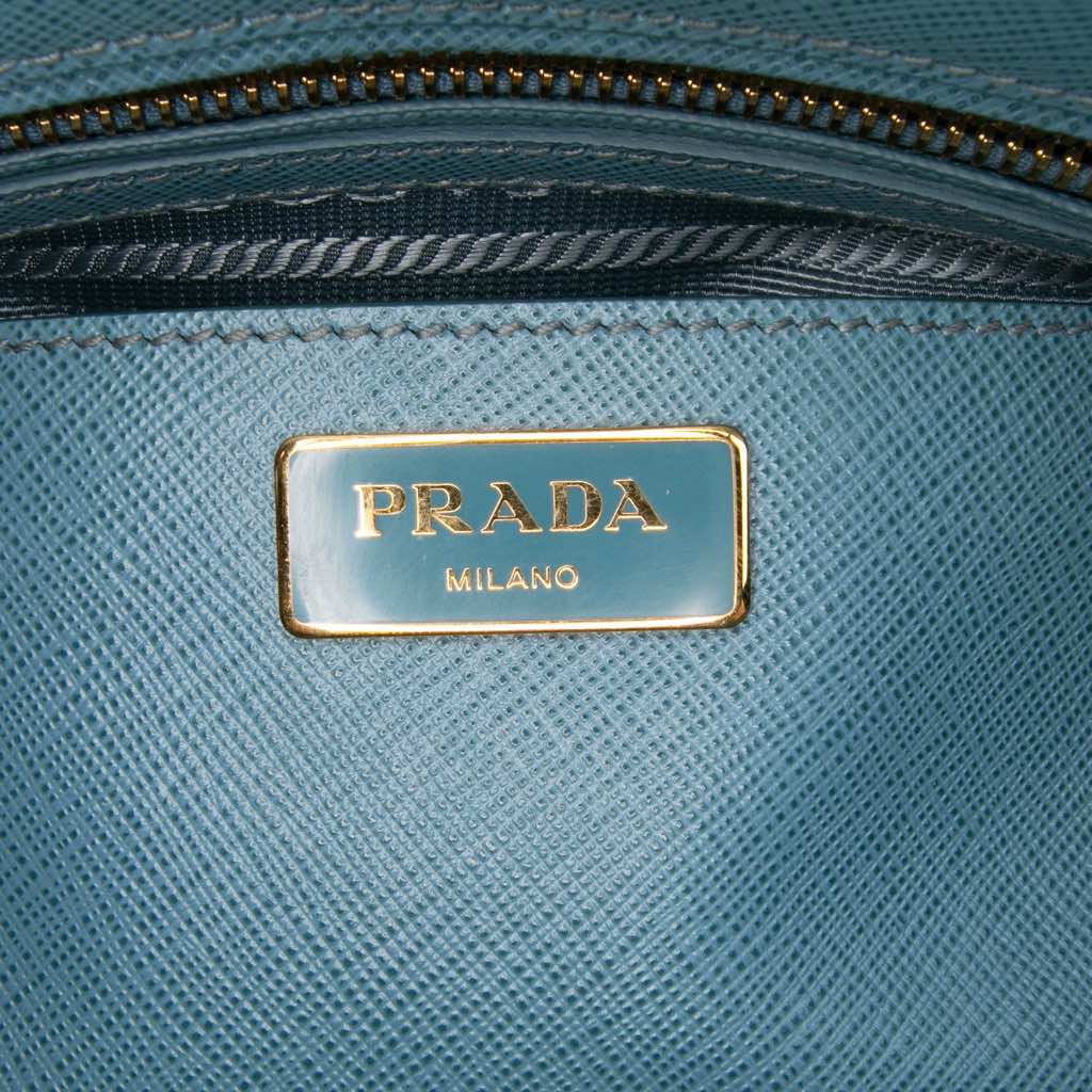 Prada Medium Saffiano Lux Open Promenade Satchel - 5
