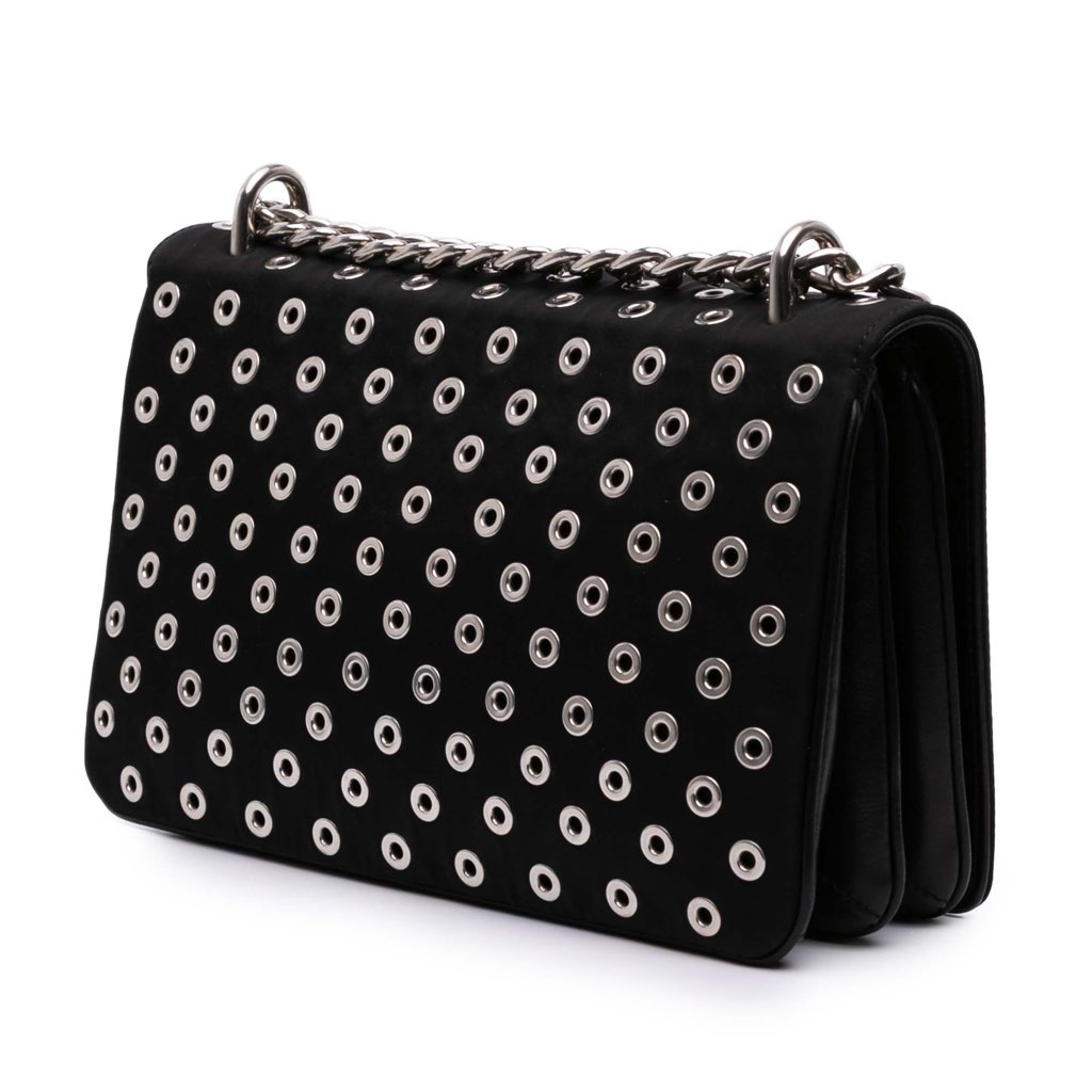 Prada Tessuto Grommet Crossbody - Back view