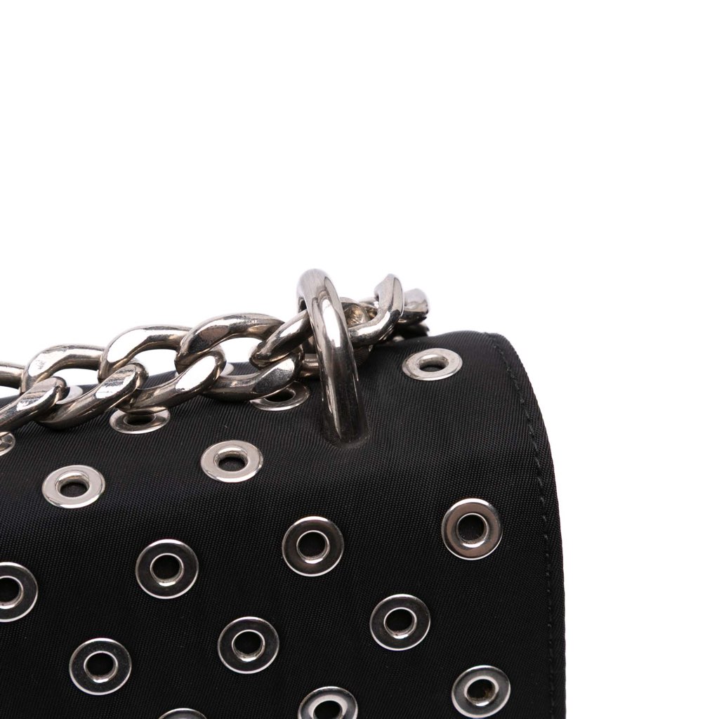 Prada Tessuto Grommet Crossbody - Image 11