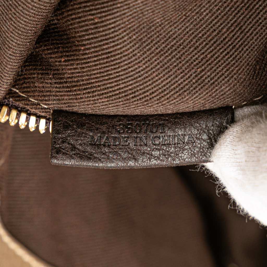 Loewe Anagram Canvas Satchel - Detail 1