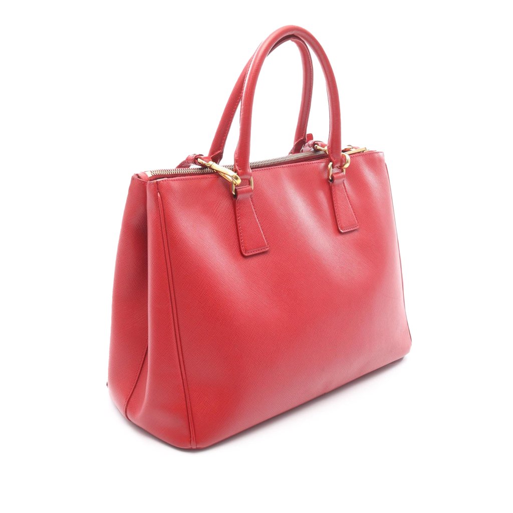 Prada Medium Saffiano Lux Galleria Double Zip Satchel - 2