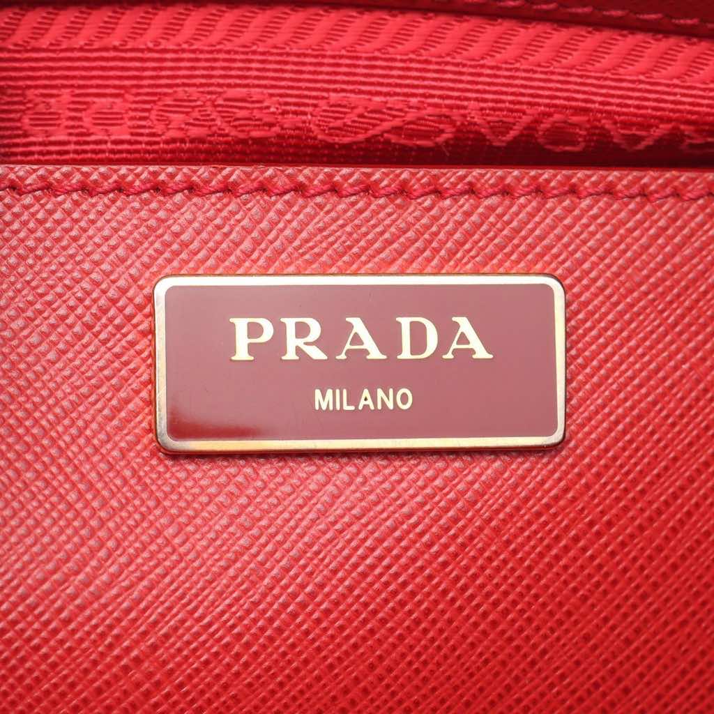 Prada Medium Saffiano Lux Galleria Double Zip Satchel - 4