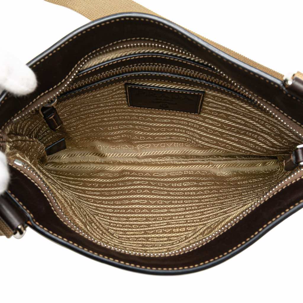 Prada Canvas Canapa Logo Crossbody - 4
