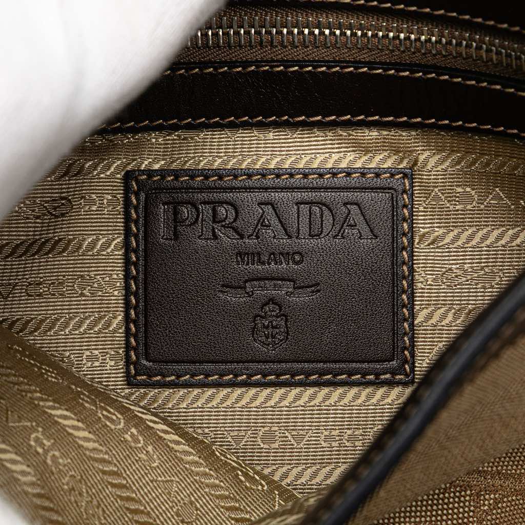 Prada Canvas Canapa Logo Crossbody - 5