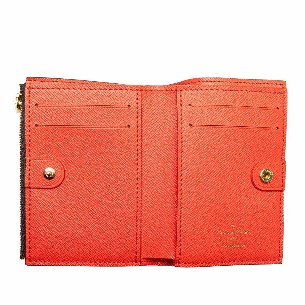 Louis Vuitton Monogram Lisa Small Wallet Brown Canvas Good - Model View