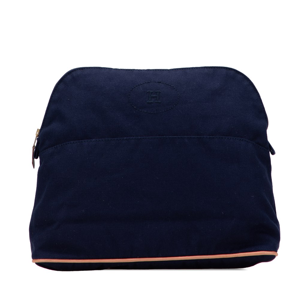 Hermès Toile Bolide Trousse de Voyage MM