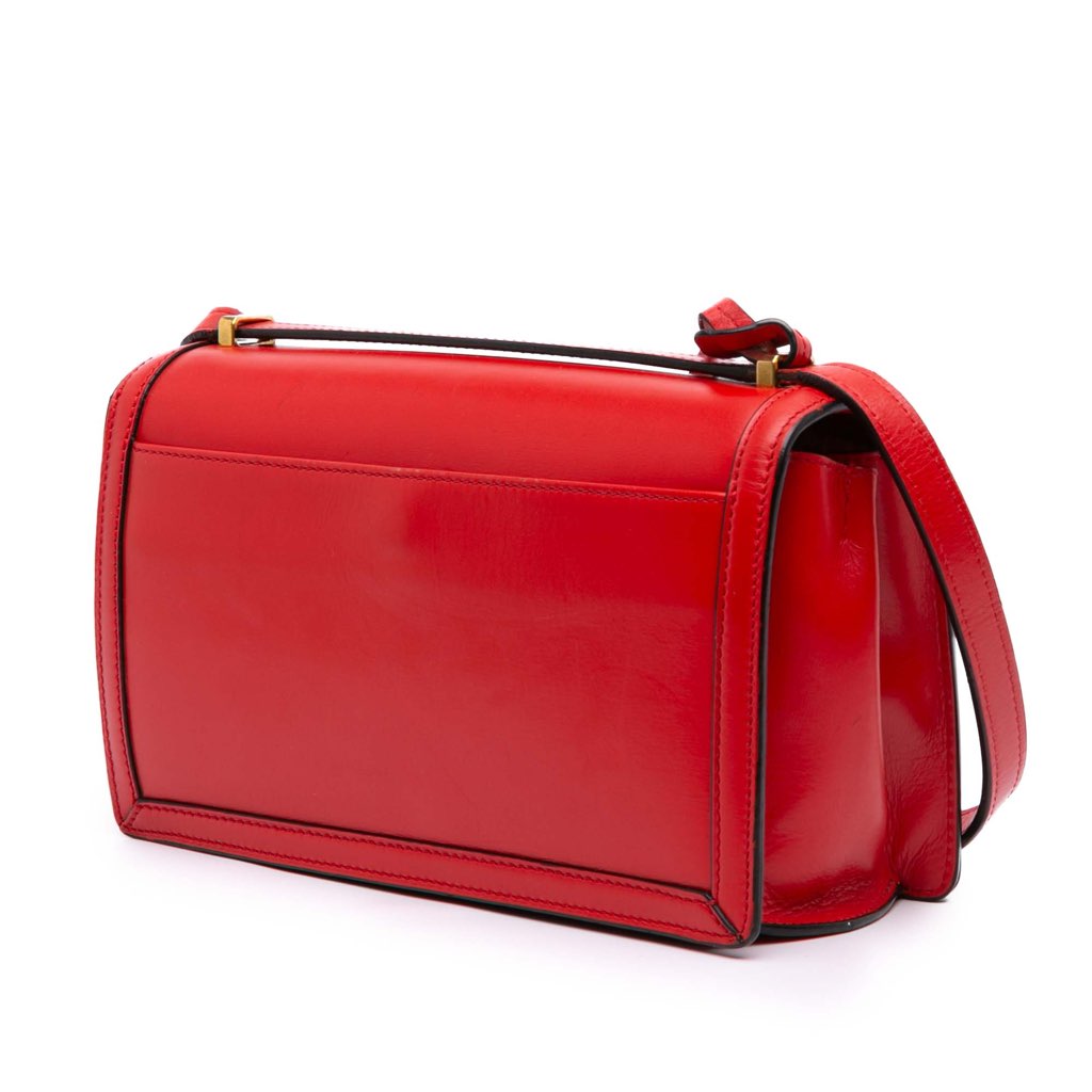Loewe Medium Leather Barcelona Crossbody - Back view