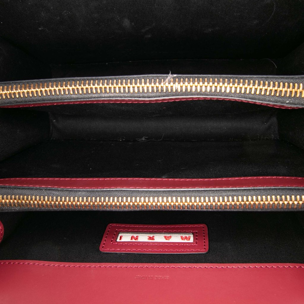 Marni Medium Leather Trunk Crossbody - 4