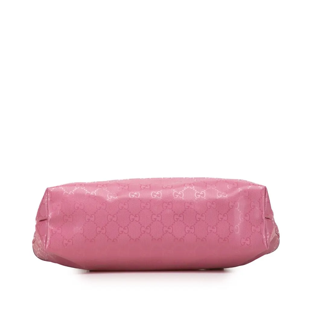 Gucci Small GG Imprime Joy Tote Pink Canvas Very good - Inside View