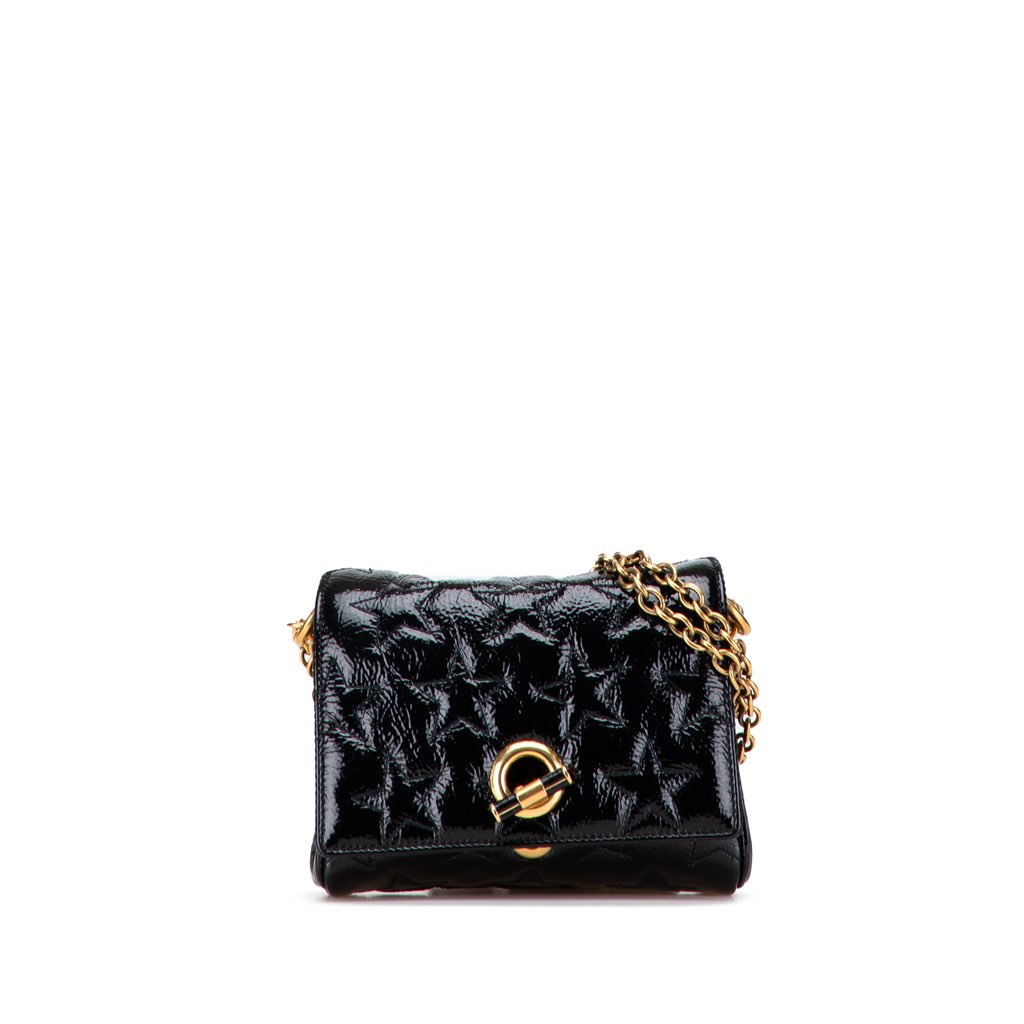 Yves Saint Laurent Patent Leather Star Shoulder Bag