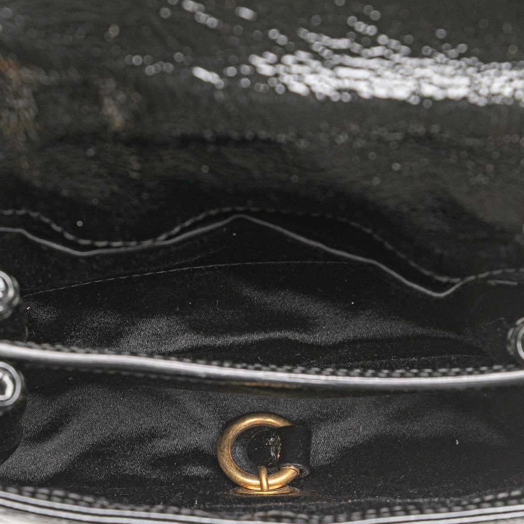 Yves Saint Laurent Patent Leather Star Shoulder Bag - 4