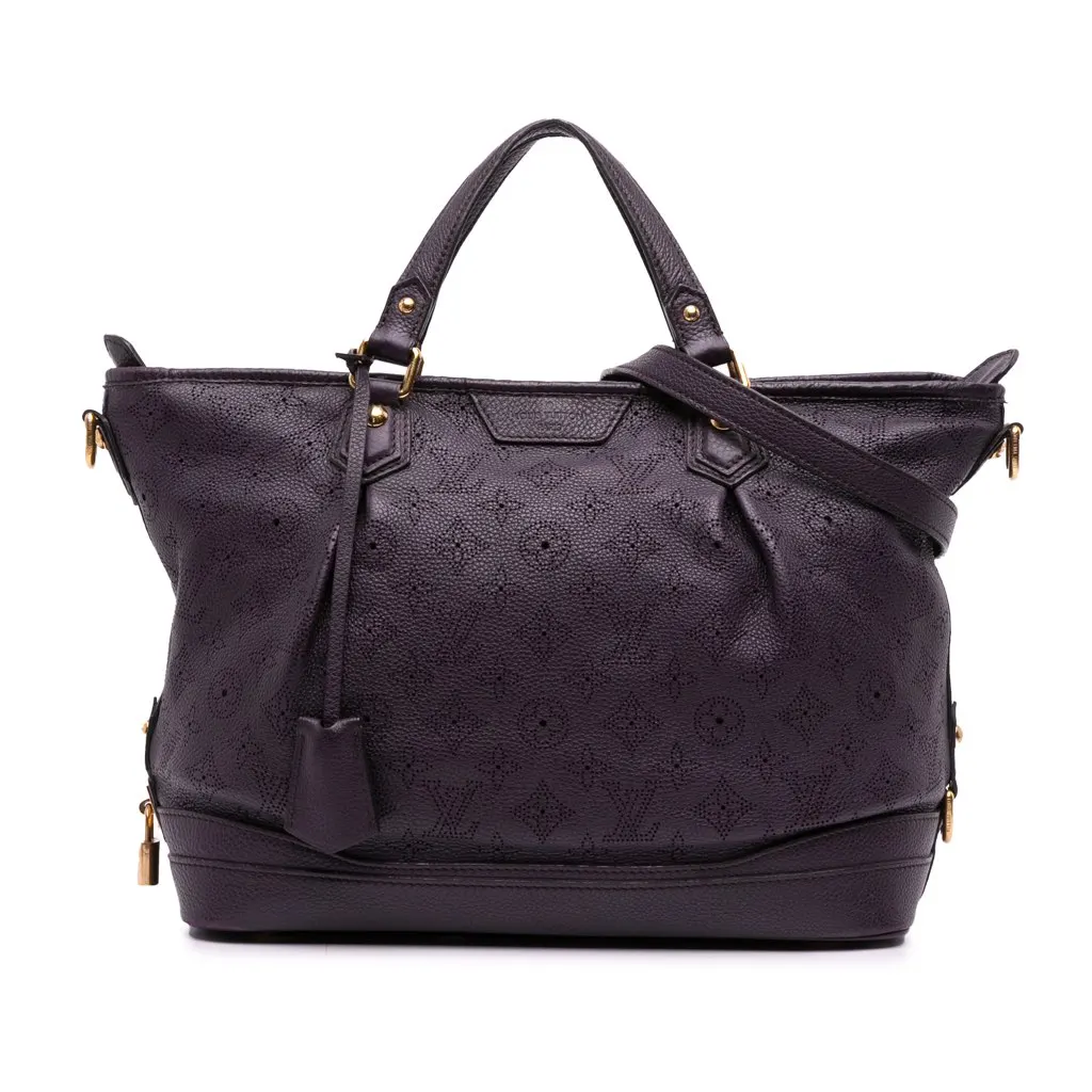 Louis Vuitton Monogram Mahina Stellar PM Purple Leather Very good - Front View