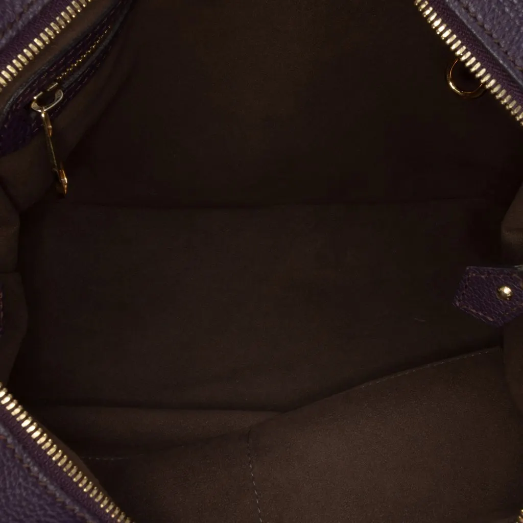Louis Vuitton Monogram Mahina Stellar PM Purple Leather Very good - Model View