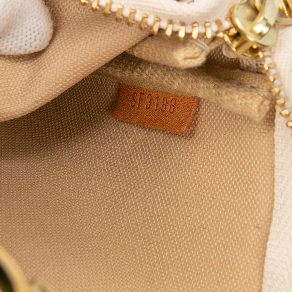 Louis Vuitton Damier Azur Christmas Birds Mini Pochette Accessoires - 5