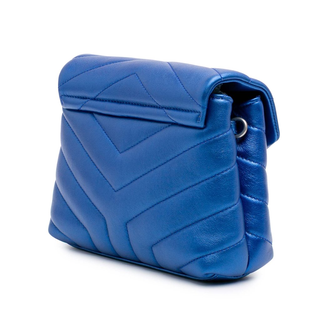 Saint Laurent Toy Metallic Calfskin LouLou Crossbody - 2