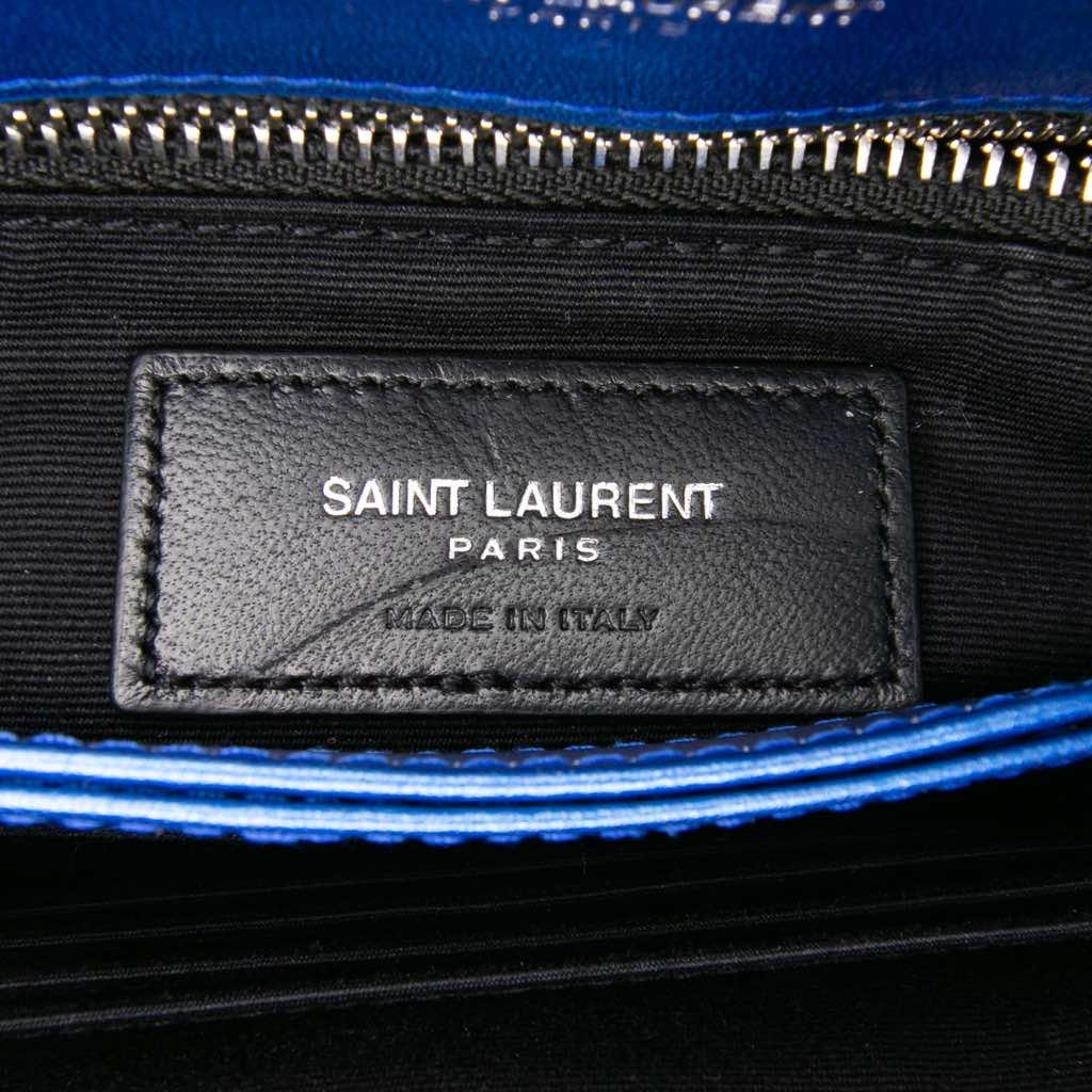 Saint Laurent Toy Metallic Calfskin LouLou Crossbody - 5