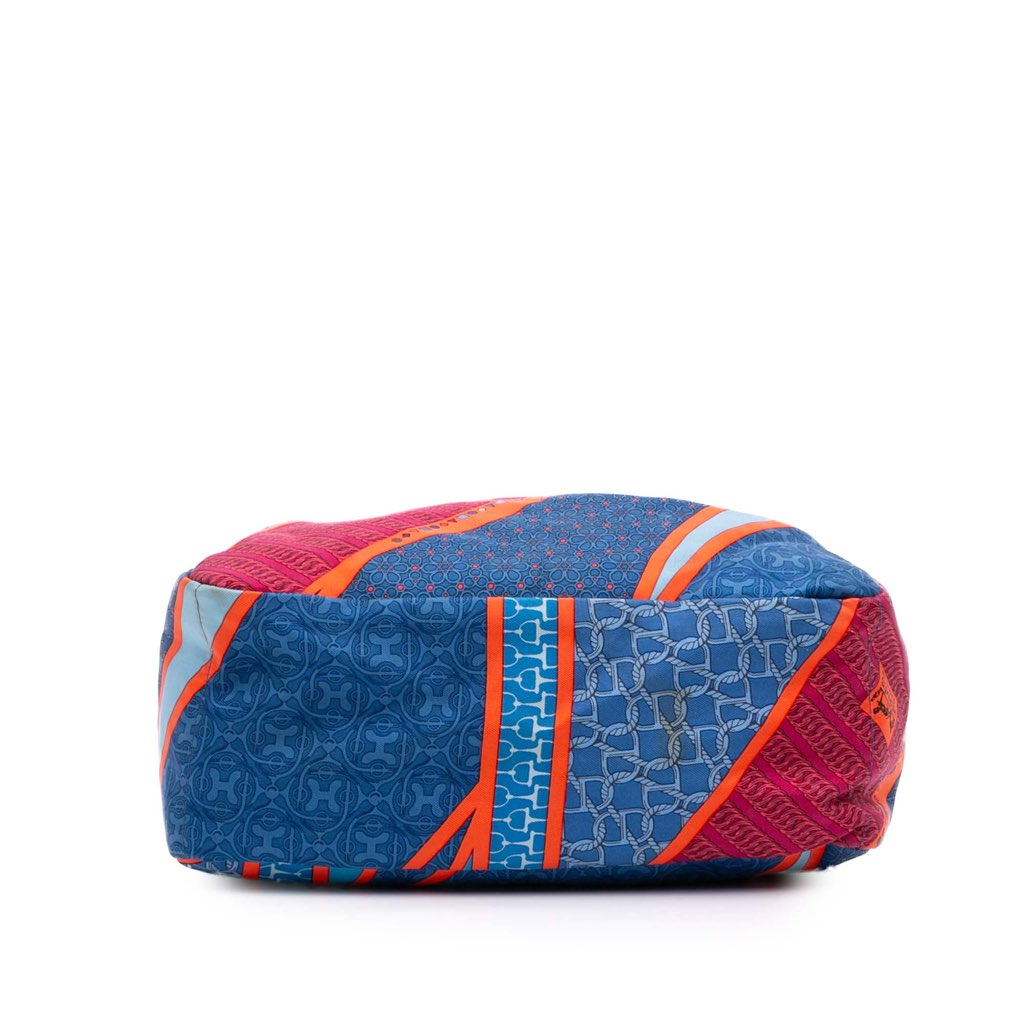 Hermès Silk Carre en Cravates Fourbi 25 Bag Insert Pouch - Image 6