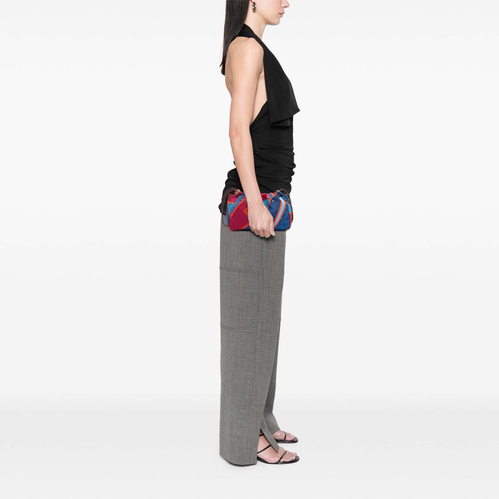 Hermès Silk Carre en Cravates Fourbi 25 Bag Insert Pouch - Image 11