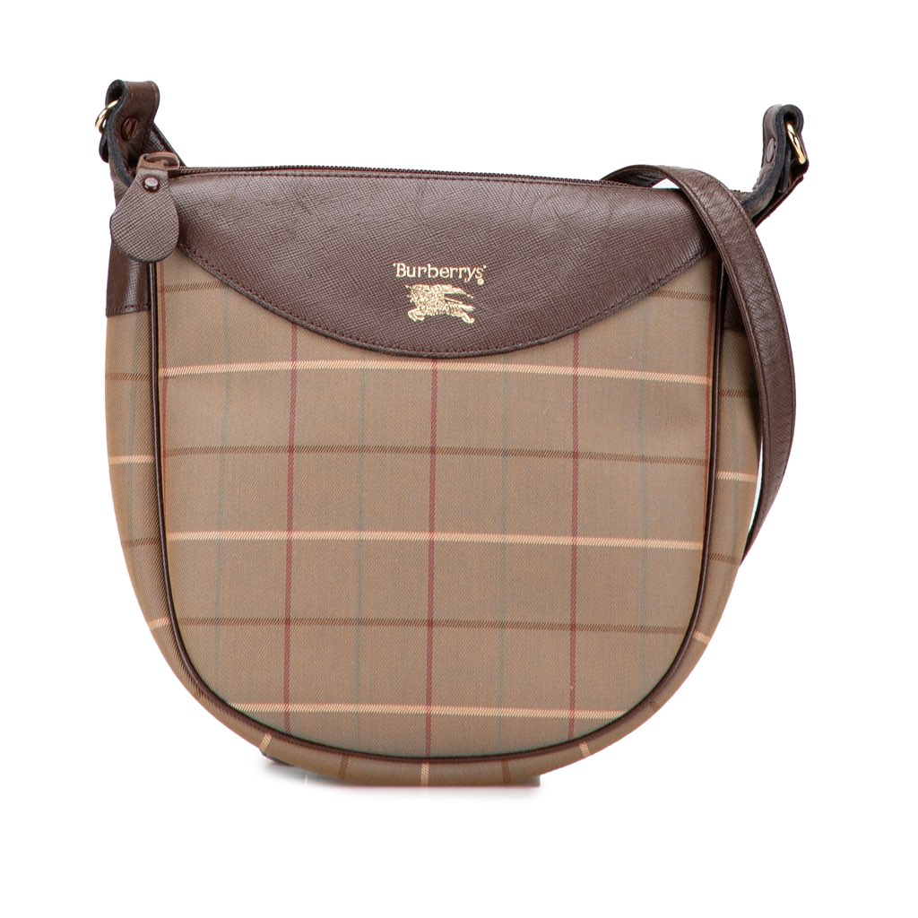 Burberry Vintage Check Canvas Crossbody