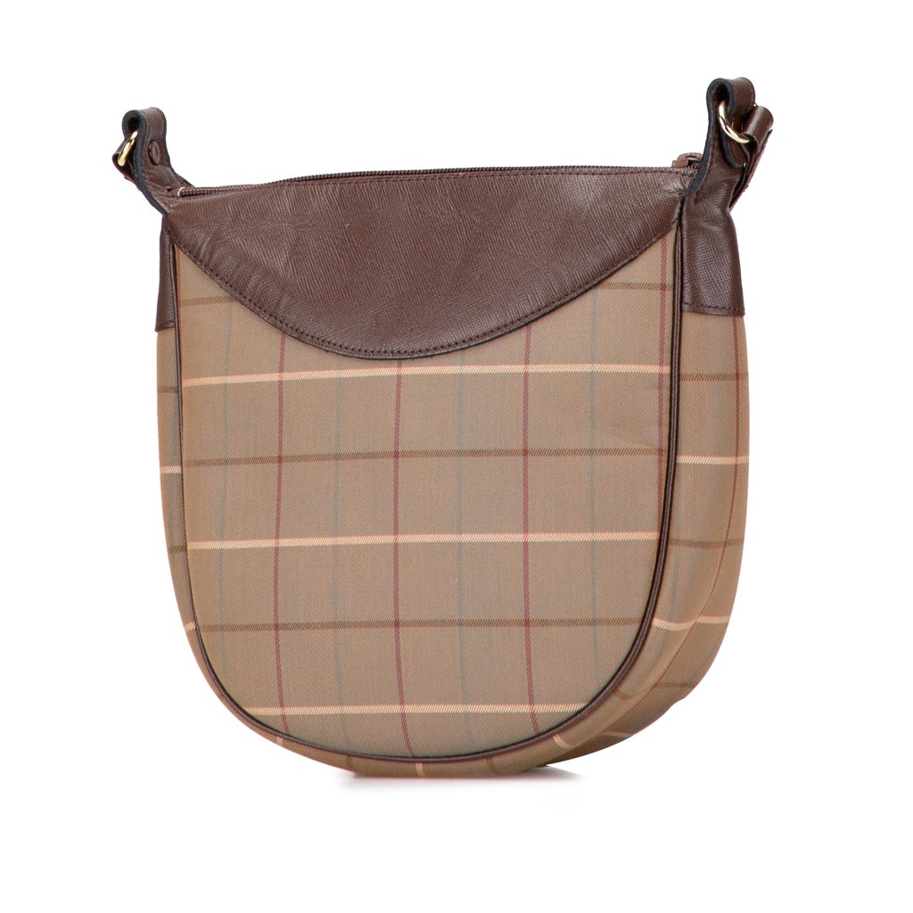 Burberry Vintage Check Canvas Crossbody - Back view