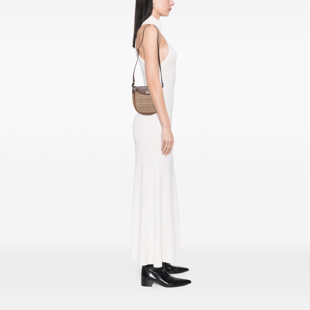 Burberry Vintage Check Canvas Crossbody - Image 12