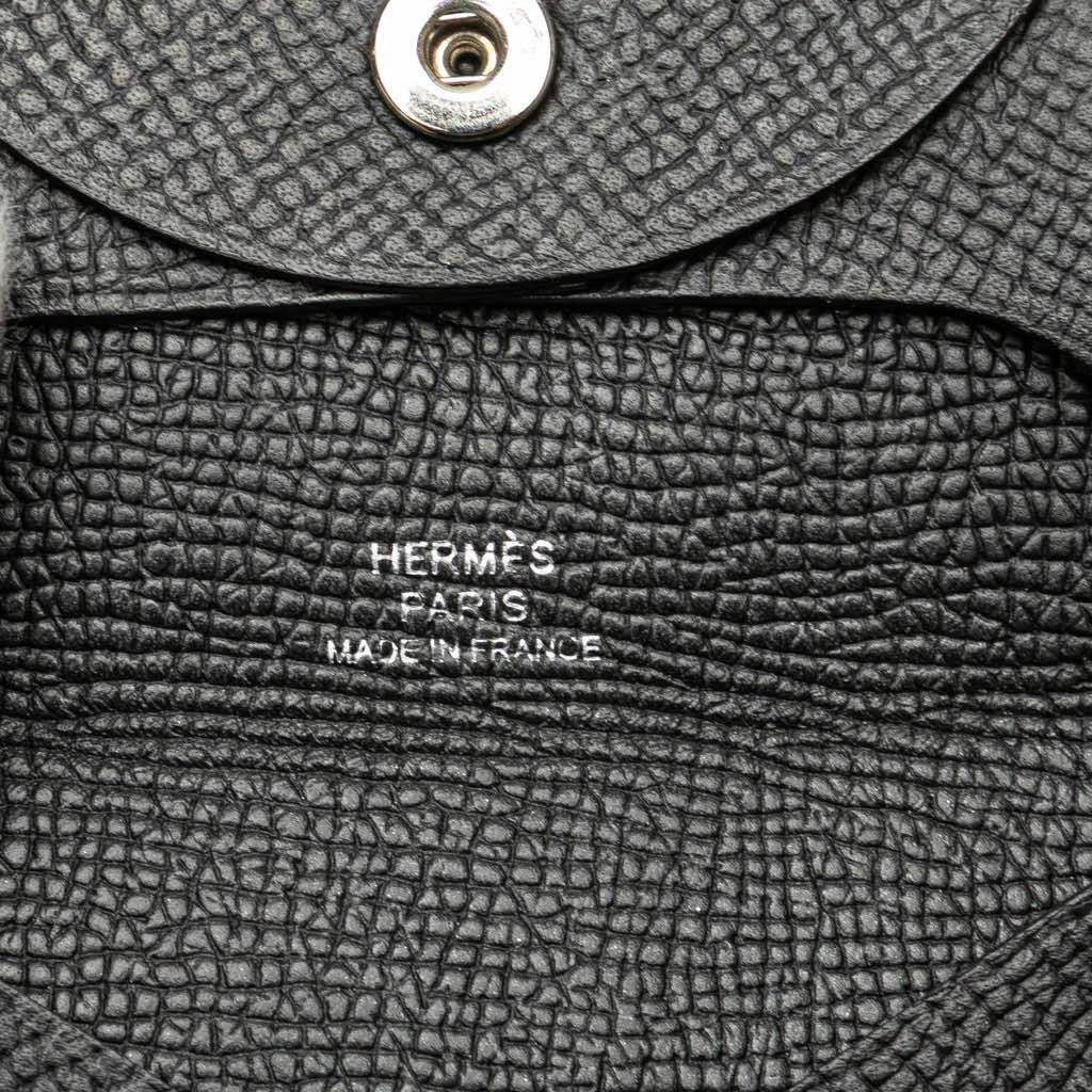 Hermès Epsom Bastia Coin Pouch - Side view