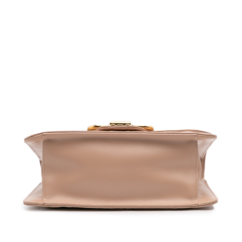 Salvatore Ferragamo Quilted Leather Gancini Flap Shoulder Bag - 3