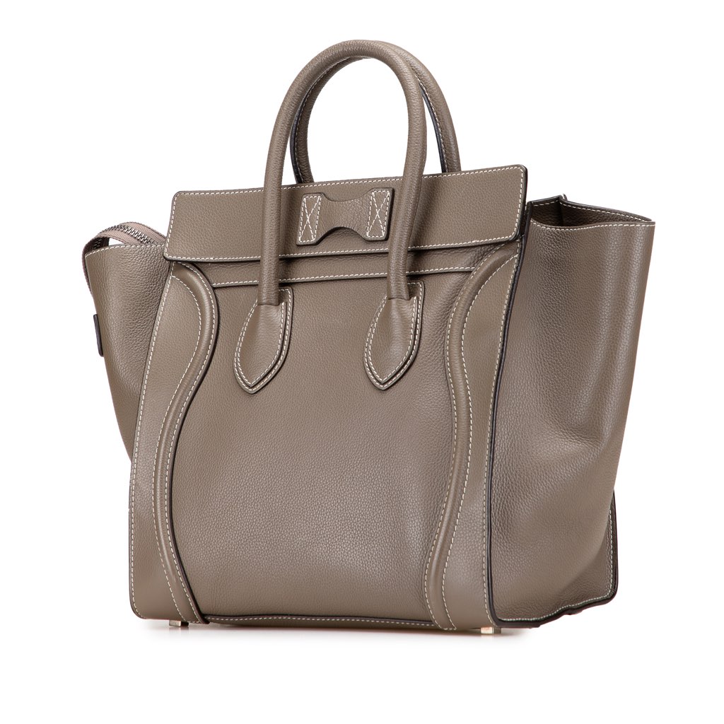 Celine Mini Calfskin Luggage Tote - 2