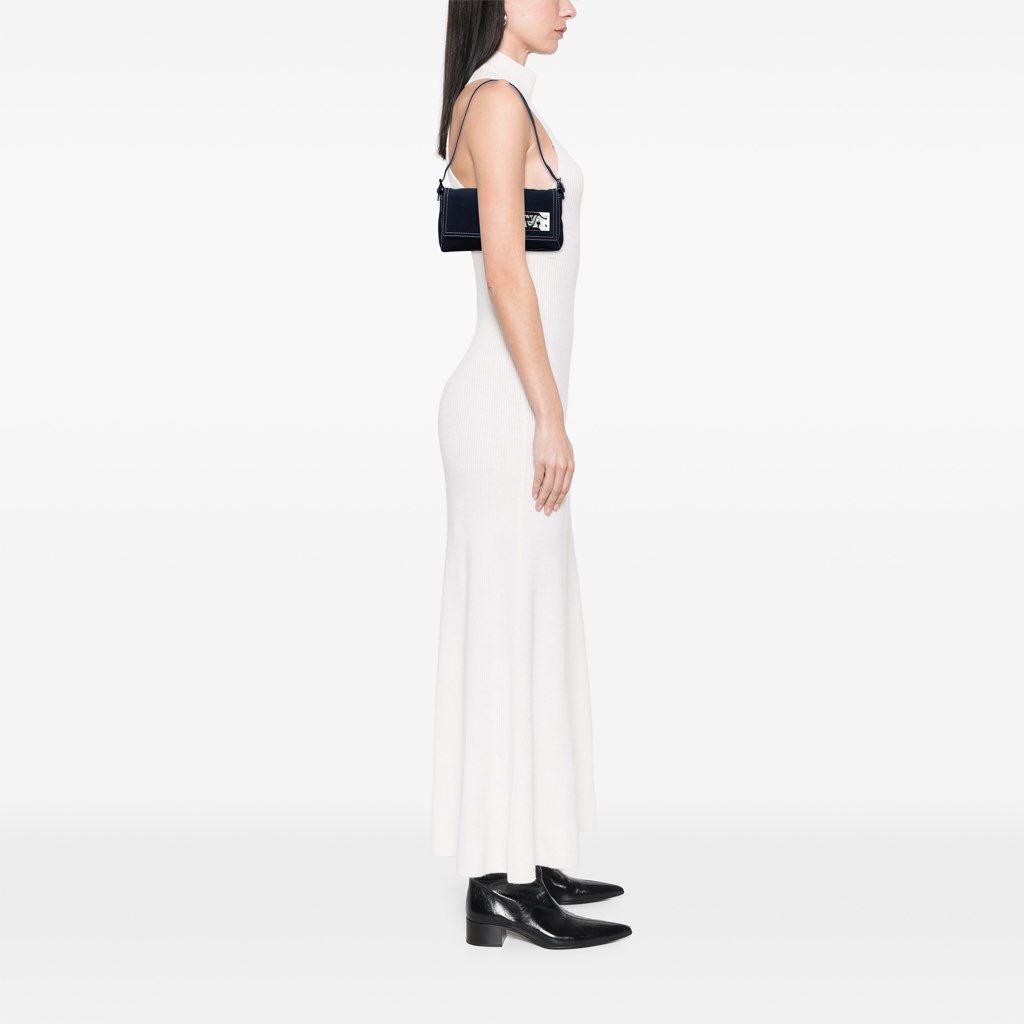 Fendi Canvas FF Marble Baguette Shoulder Bag - Image 12