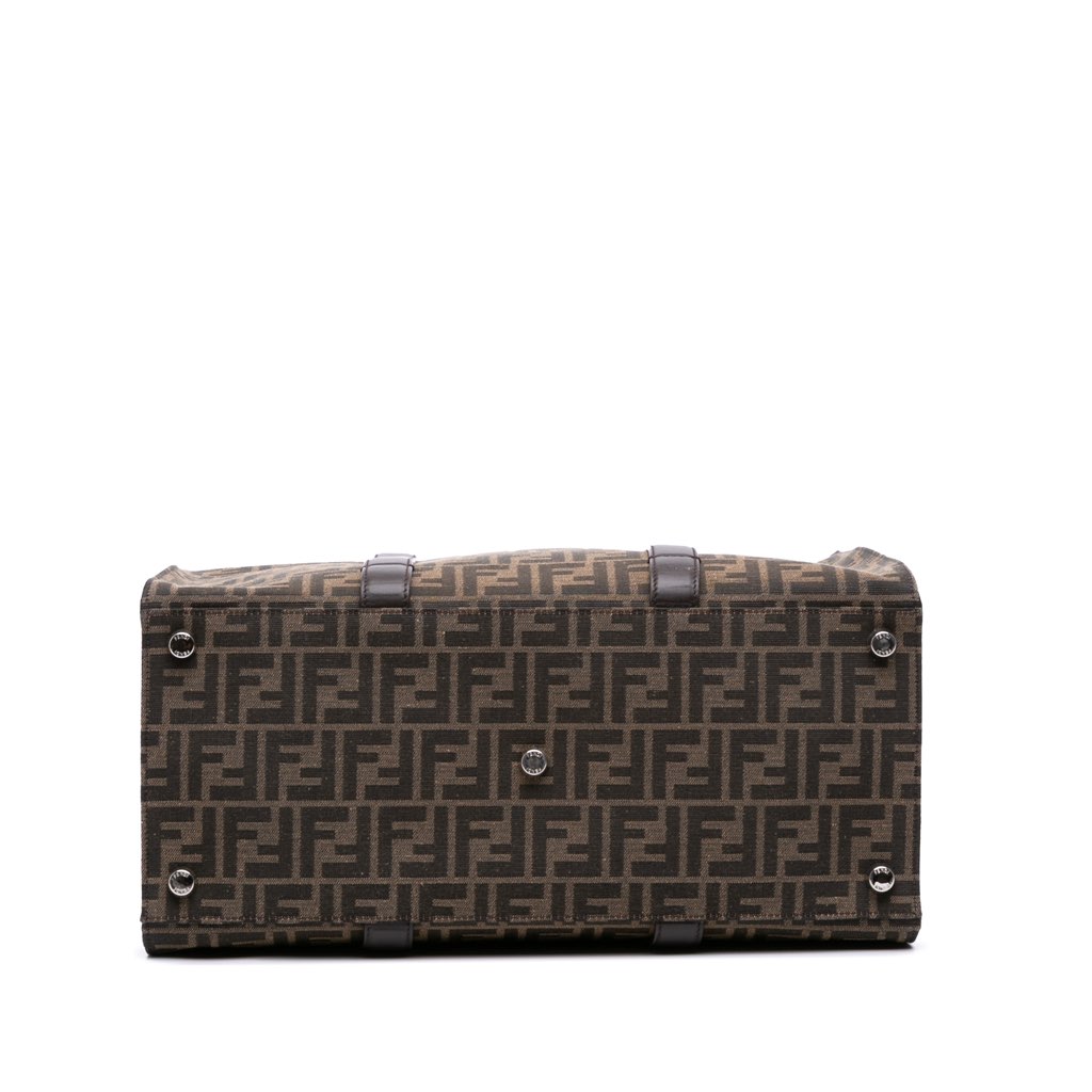 Fendi Large Zucca Canvas Shopper Tote - 3