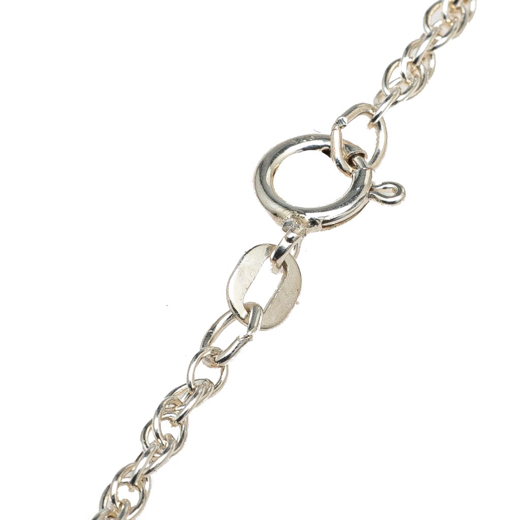 Tiffany & Co Sterling Silver and 18K Yellow Gold Saint Christopher Coin Pendant Necklace - 4