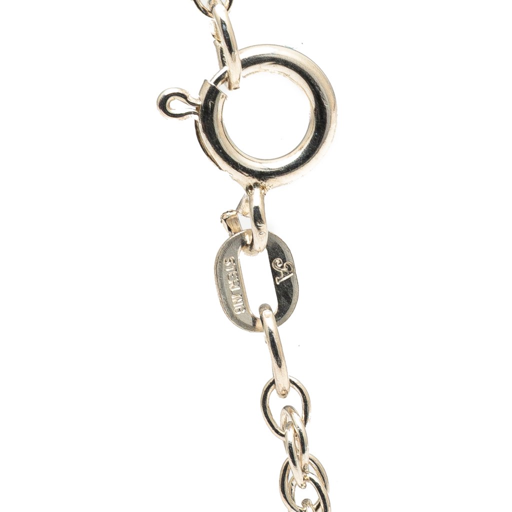 Tiffany & Co Sterling Silver and 18K Yellow Gold Saint Christopher Coin Pendant Necklace - 5