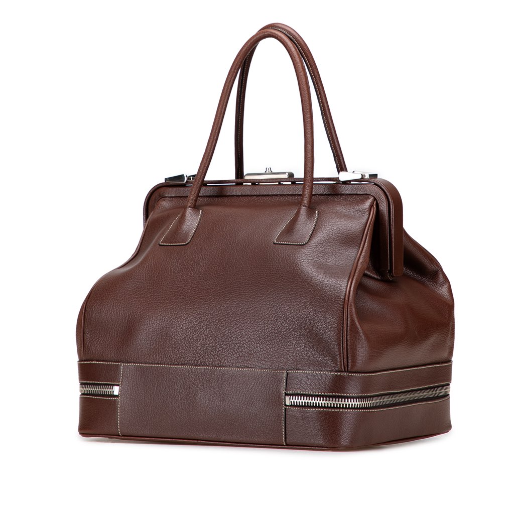 Prada Large Goatskin Frame Bag - 2