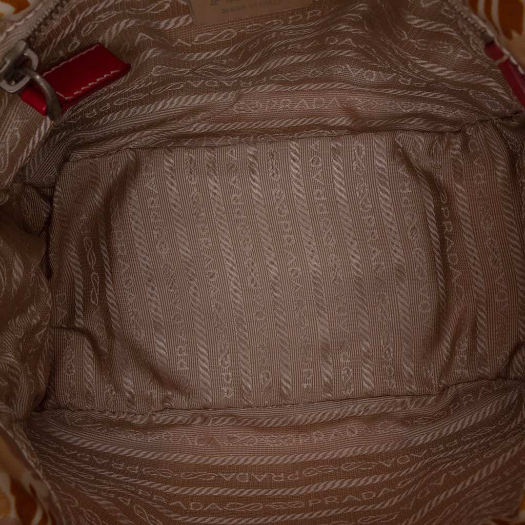 Prada Saffiano Trimmed Printed Canvas Venice Shoulder Bag - 4