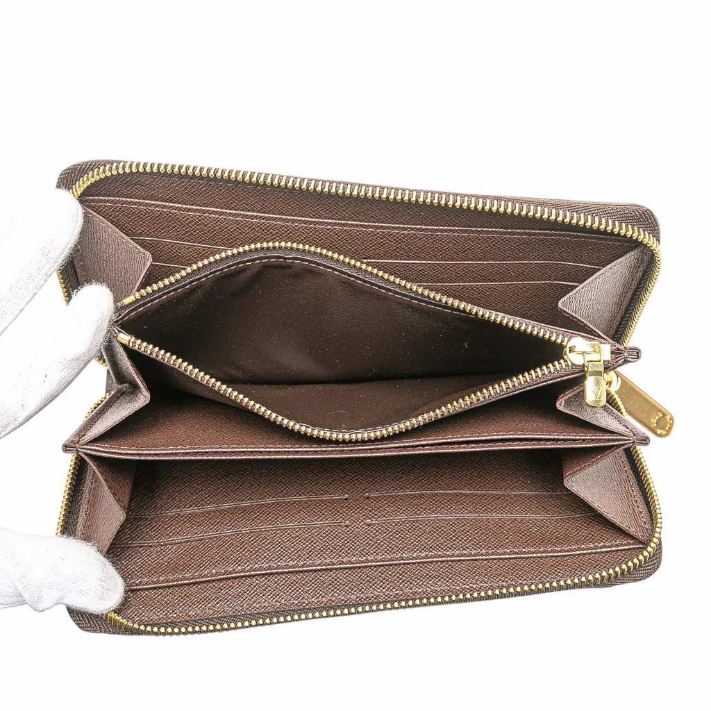 Louis Vuitton Damier Ebene Zippy Long Wallet - 4
