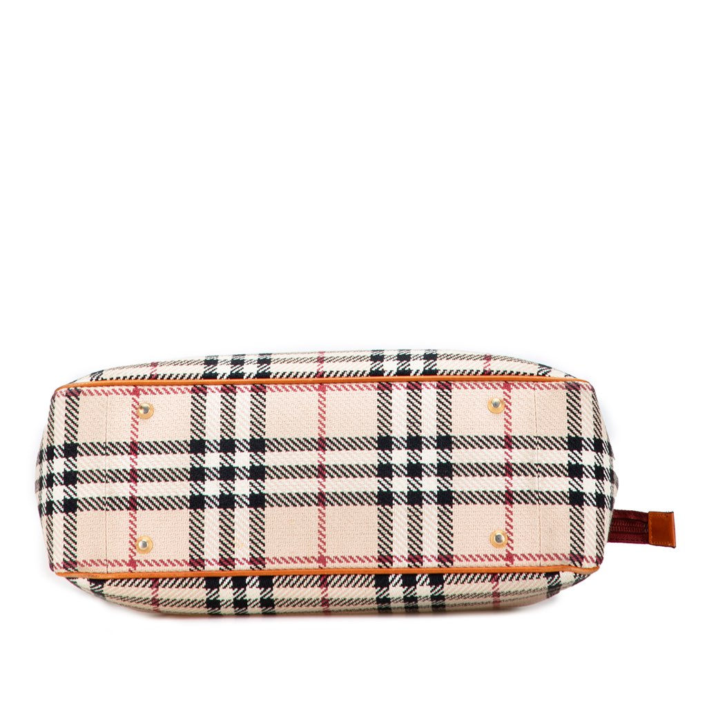 Burberry House Check Tweed Handbag - 3